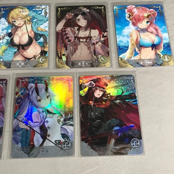 Goddess Story Japanese Trading Cards Including Holo SR - Picture 3 of 4